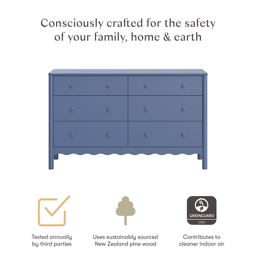 Swell 6-Drawer Assembled Dresser
