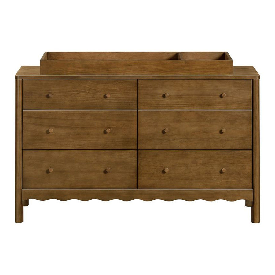 Swell 6-Drawer Assembled Dresser Babyletto Color: Natural Walnut