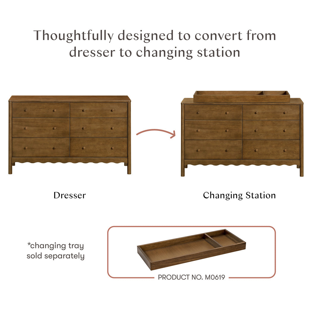 Swell 6-Drawer Assembled Dresser
