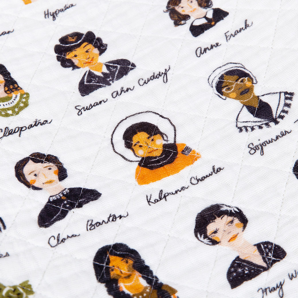 Babyletto Organic Cotton Muslin Quilt - GOTS Certified 3-Layer Breathable Baby Blanket