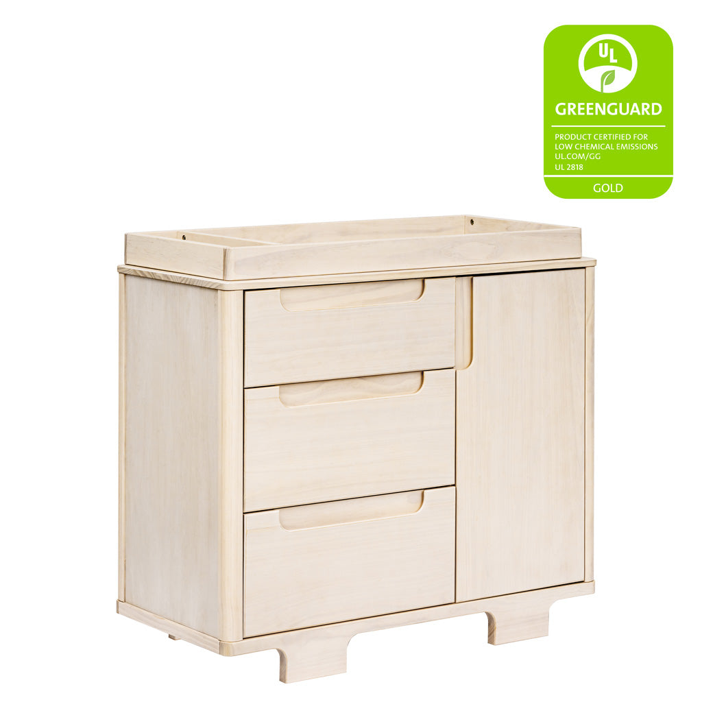 Babyletto Yuzu 3-Drawer Changer Dresser with GREENGUARD Gold tag  in -- Color_Washed Natural