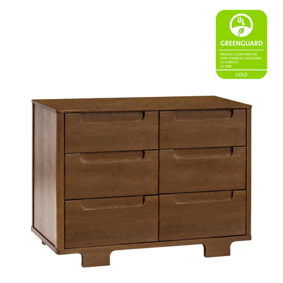 Babyletto Yuzu 6-Drawer Dresser with GREENGUARD tag in -- Color_Natural Walnut