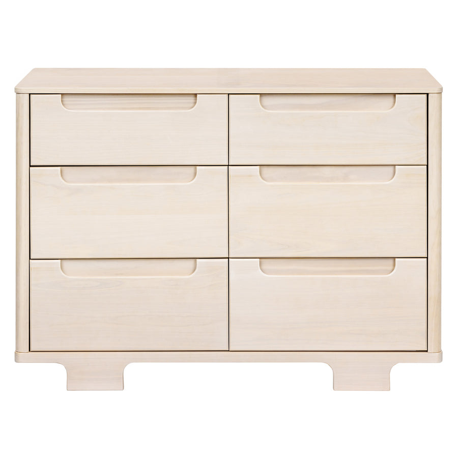 kid dresser Babyletto Yuzu 6-Drawer Dresser Washed Natural