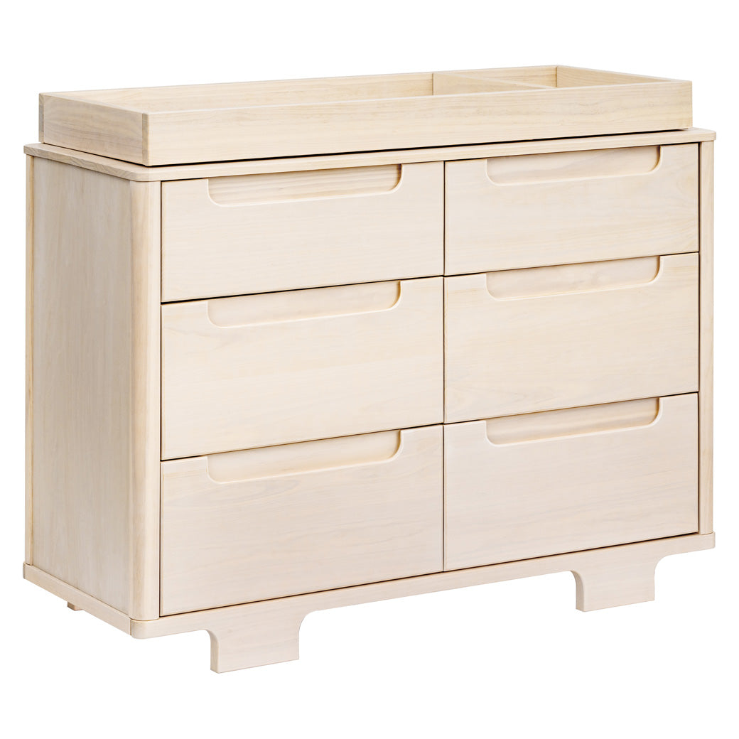 Babyletto Yuzu 6-Drawer Dresser with changing tray in -- Color_Washed Natural