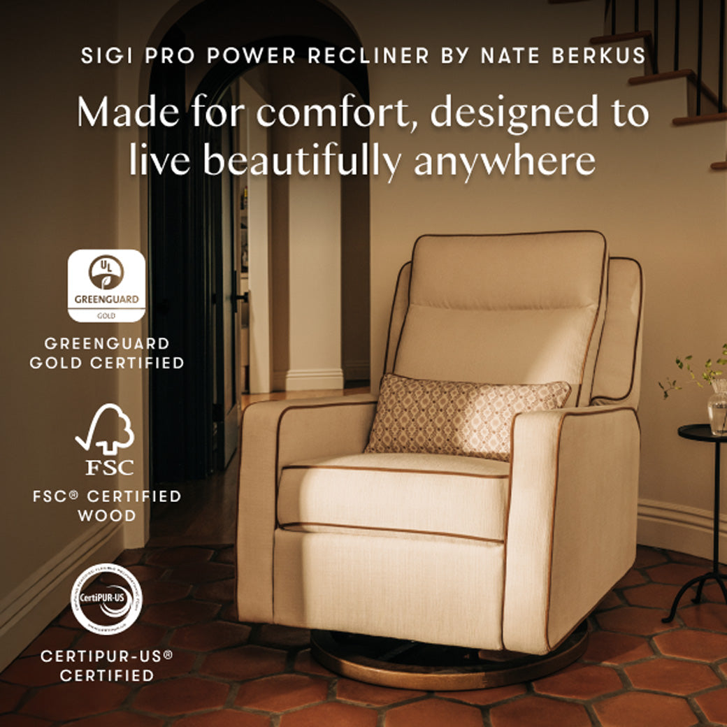 Sigi Pro Power Recliner & Swivel Glider by Nate Berkus