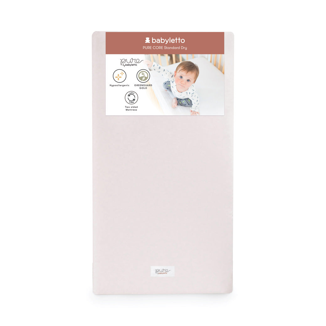 Pure Core 2-Stage Crib Mattress + Dry Waterproof Cover