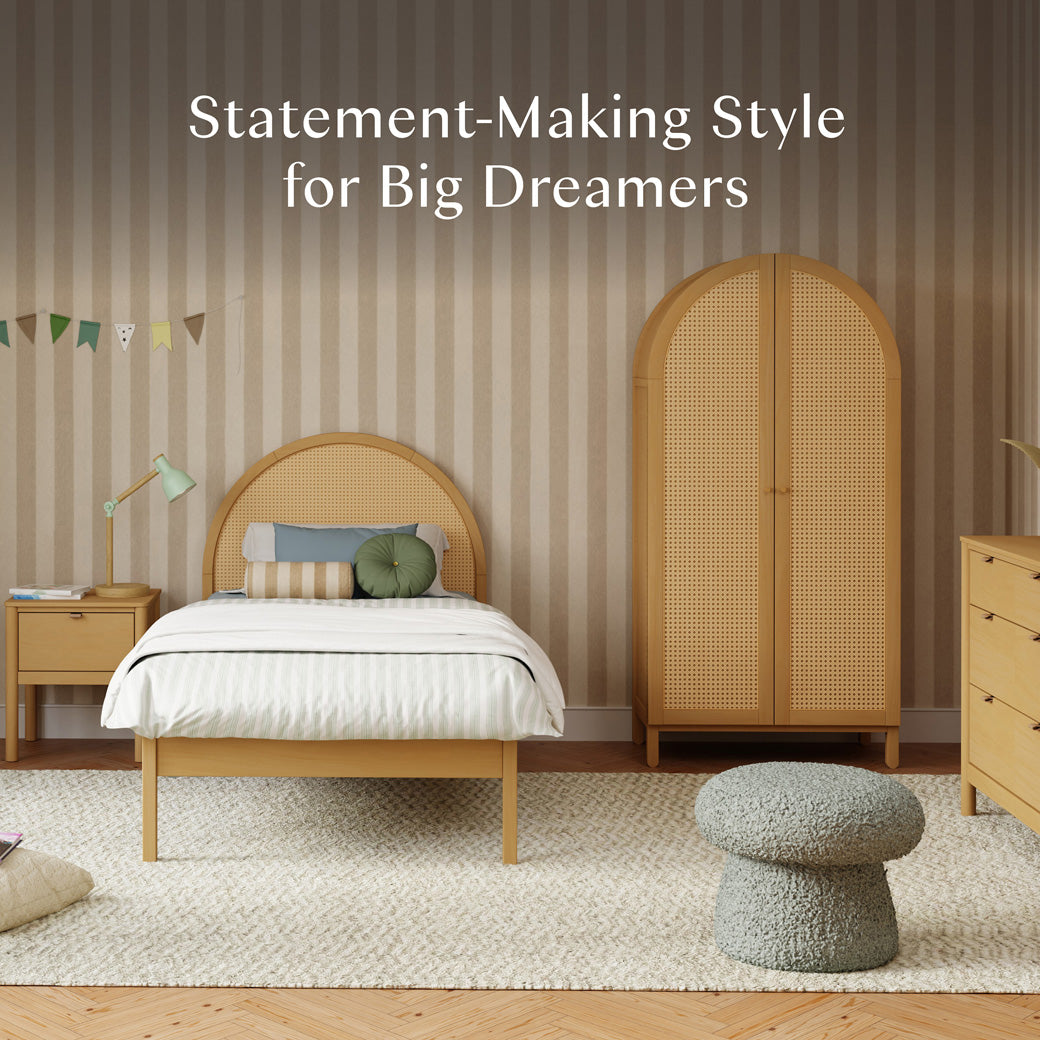 Babyletto Bondi Bed Size: Twin, Color: Honey Cane