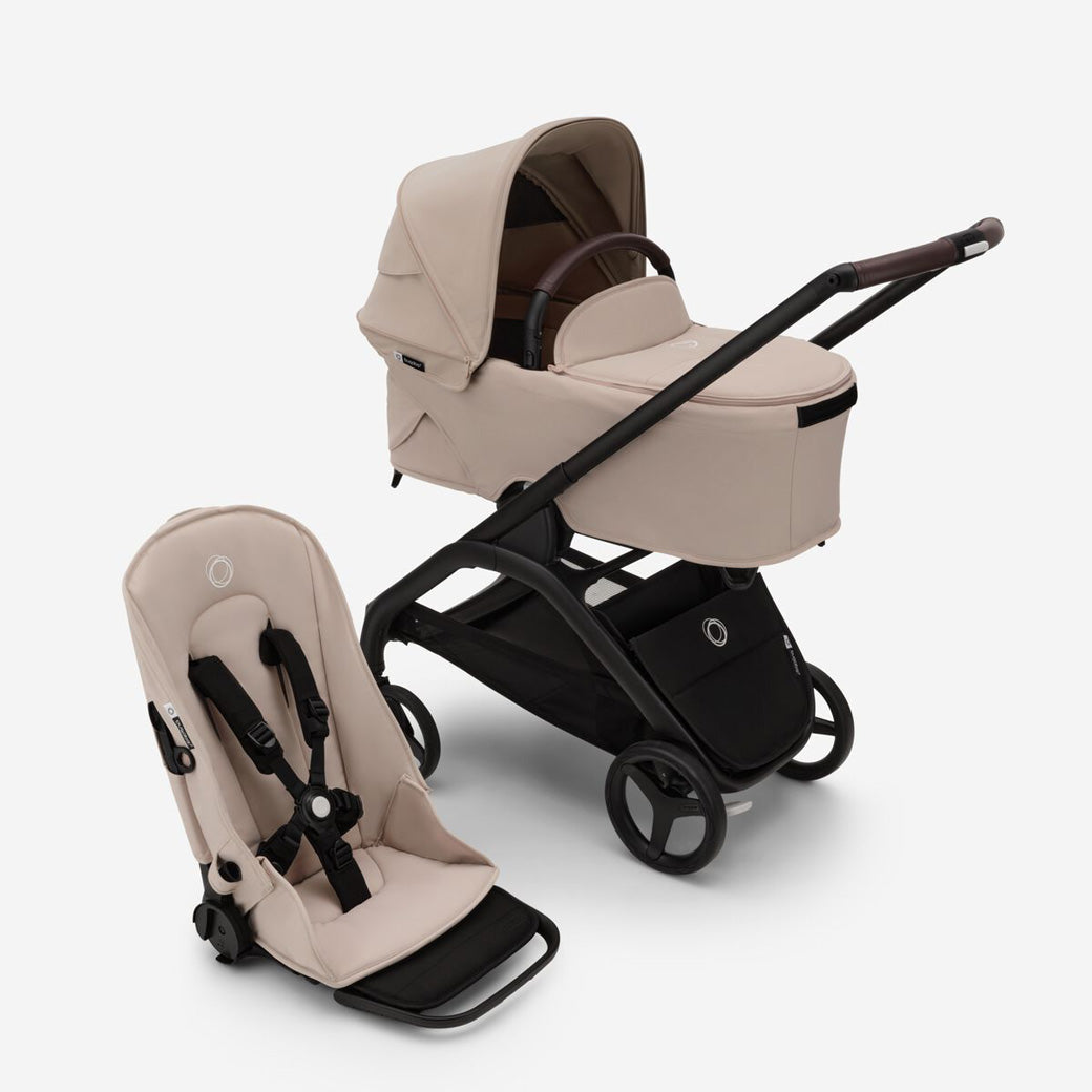 Bugaboo Dragonfly Stroller with Bassinet in -- Color_Desert Taupe