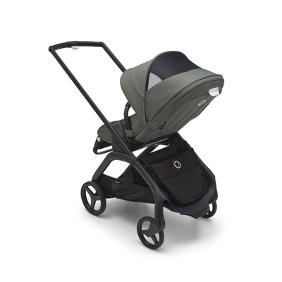 Back view of Bugaboo Dragonfly Stroller in -- Color_Forest Green