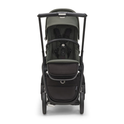 Front view of Bugaboo Dragonfly Stroller in -- Color_Forest Green