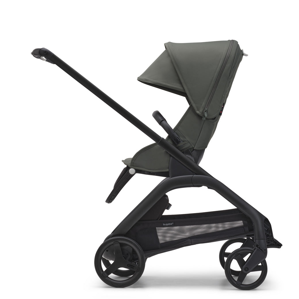 Side view of Bugaboo Dragonfly Stroller in -- Color_Forest Green