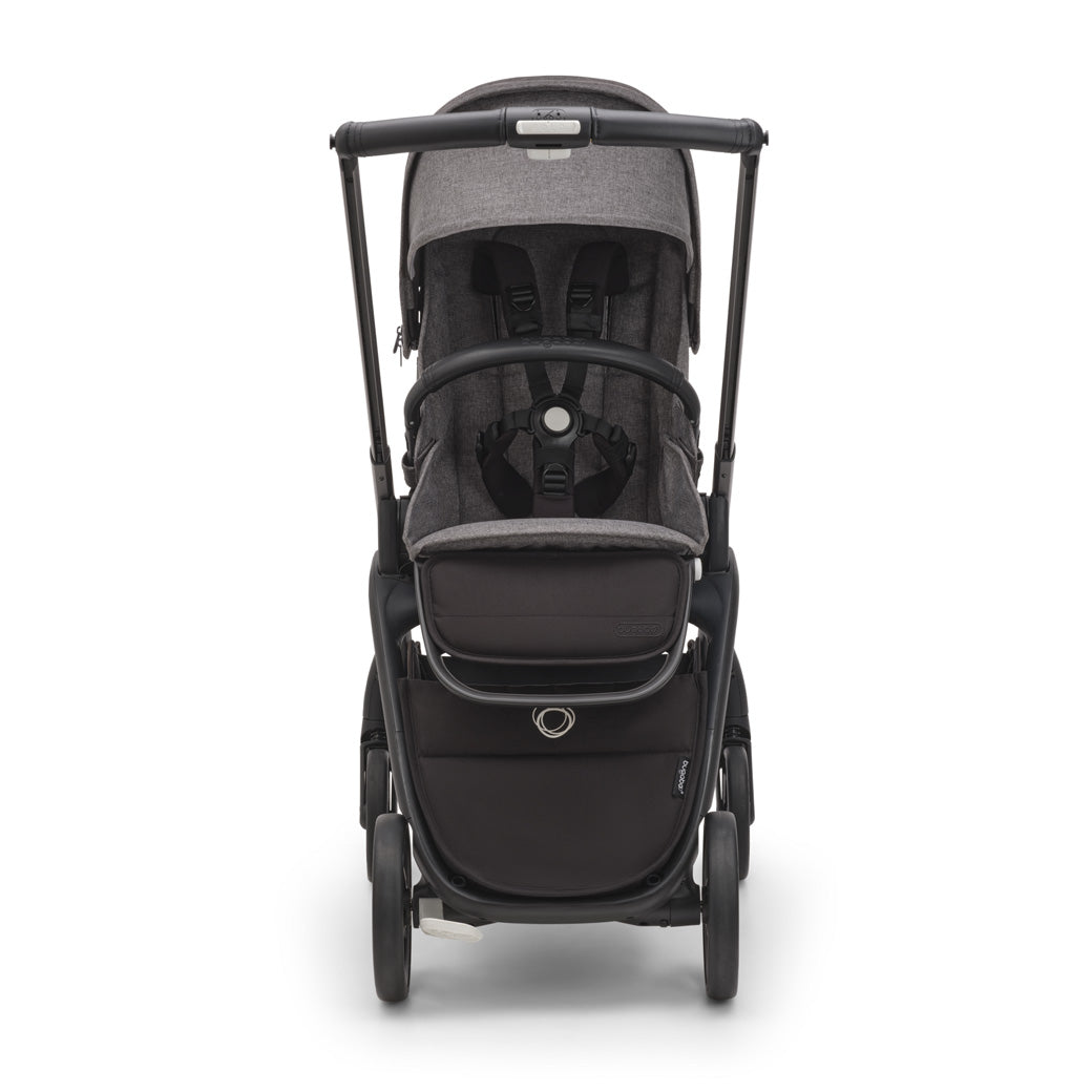 Front view of Bugaboo Dragonfly Stroller in -- Color_Grey Melange