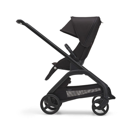 Side view of Bugaboo Dragonfly Stroller in -- Color_Midnight Black