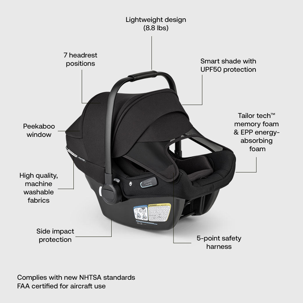 Bugaboo Turtle Air Shield by Nuna Car Seat & Base