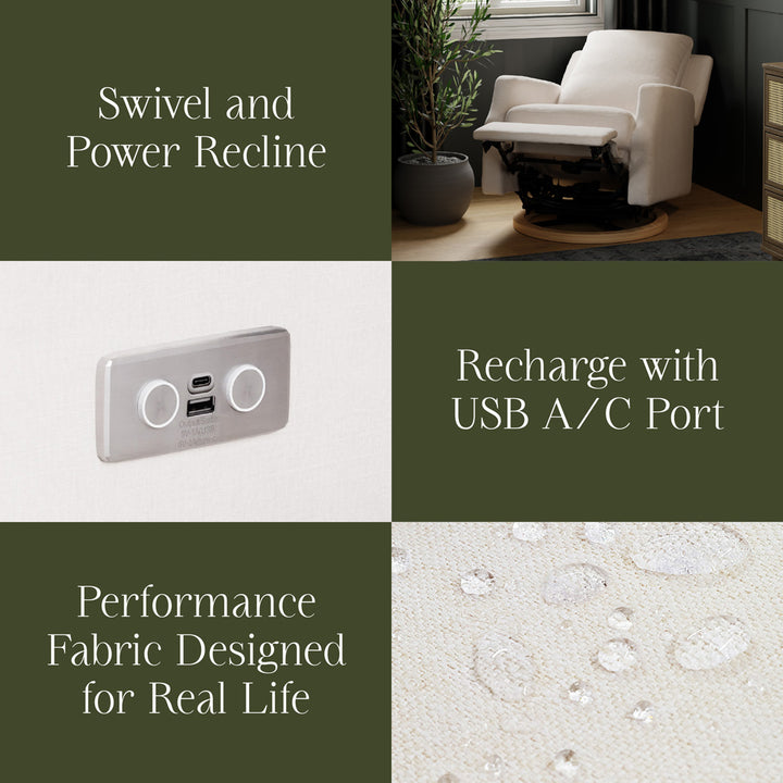 Crewe Electronic Recliner & Swivel Glider