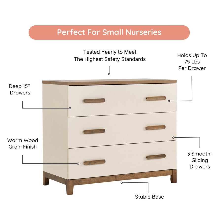 Lala Little 3-Drawer Dresser