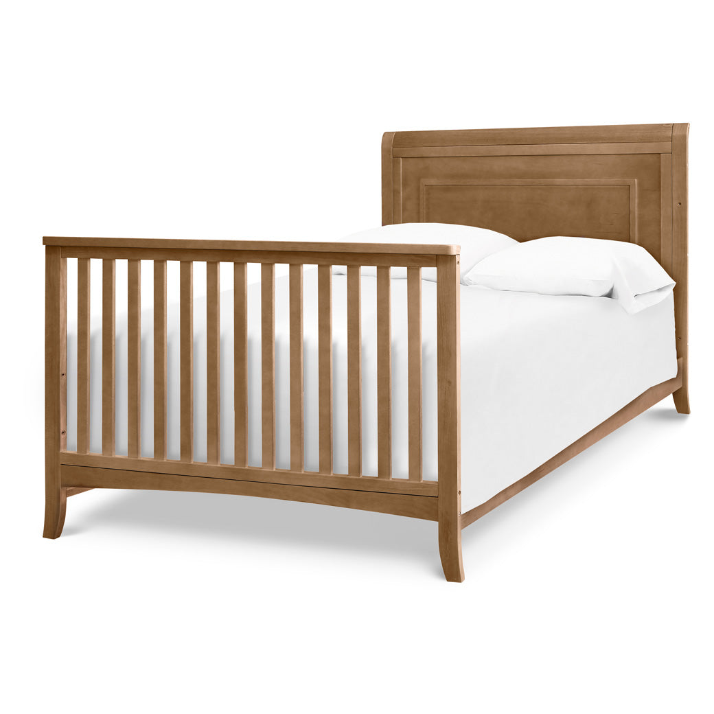 DaVinci Anders 4-in-1 Convertible Crib as full-size bed in -- Color_Hazelnut