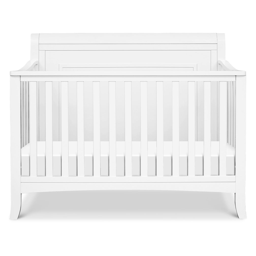 Front view of DaVinci Anders 4-in-1 Convertible Crib in -- Color_White
