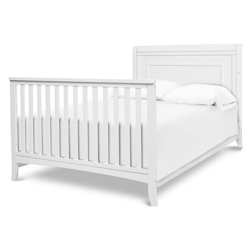 DaVinci Anders 4-in-1 Convertible Crib as full-bed in -- Color_White