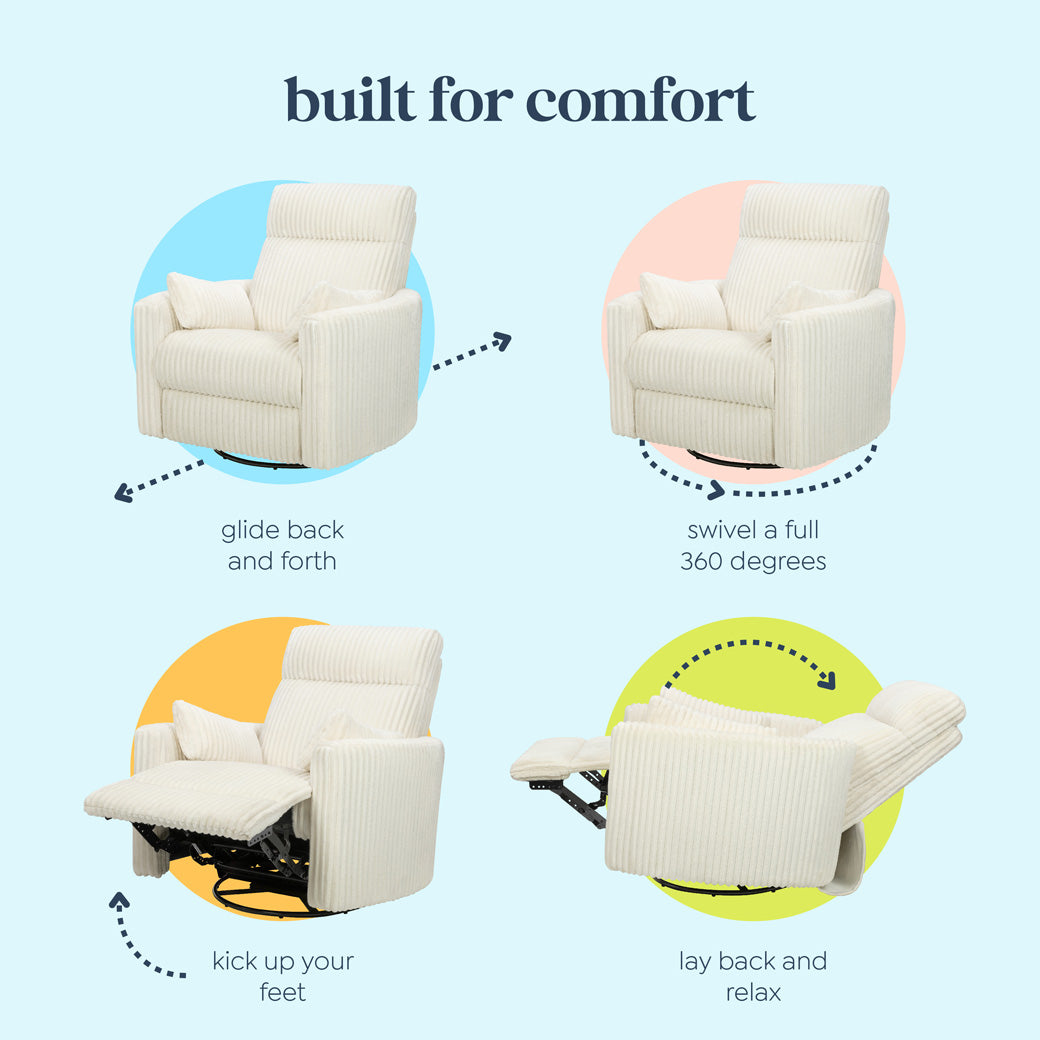 DaVinci Atlas Swivel Recliner | Modern Nursery™