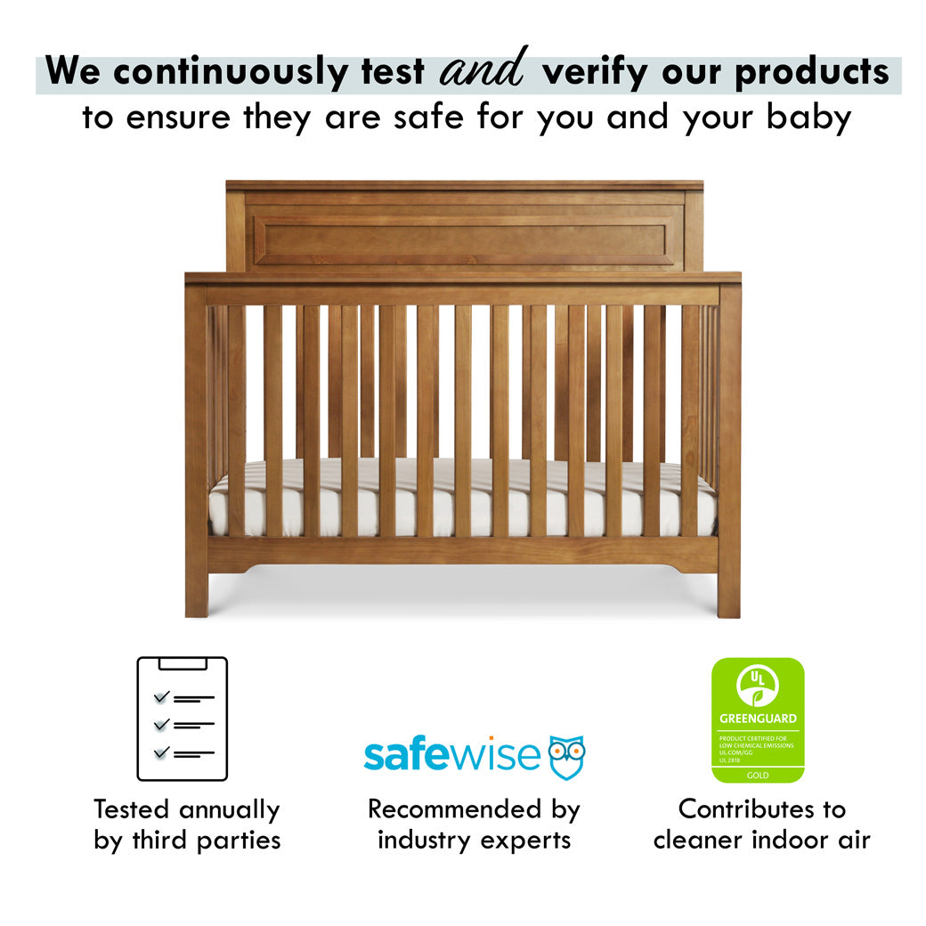Certifications of the DaVinci Autumn 4-in-1 Convertible Crib in -- Color_Chestnut