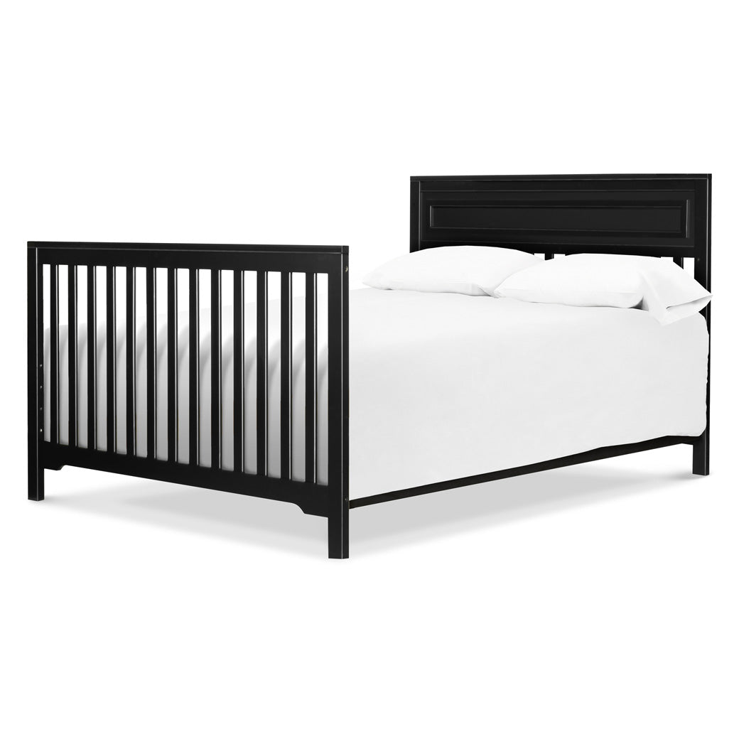 DaVinci Autumn 4-in-1 Convertible Crib as full-size bed in -- Color_Ebony