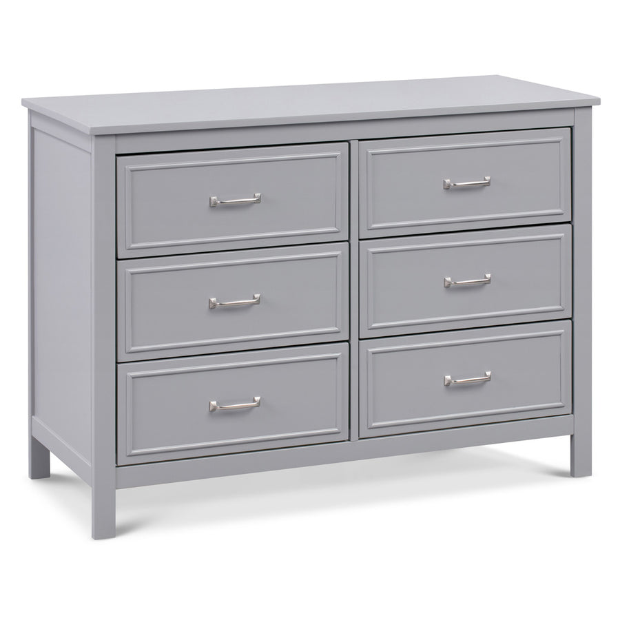 Davinci Charlie 6-Drawer Double Dresser - Grey