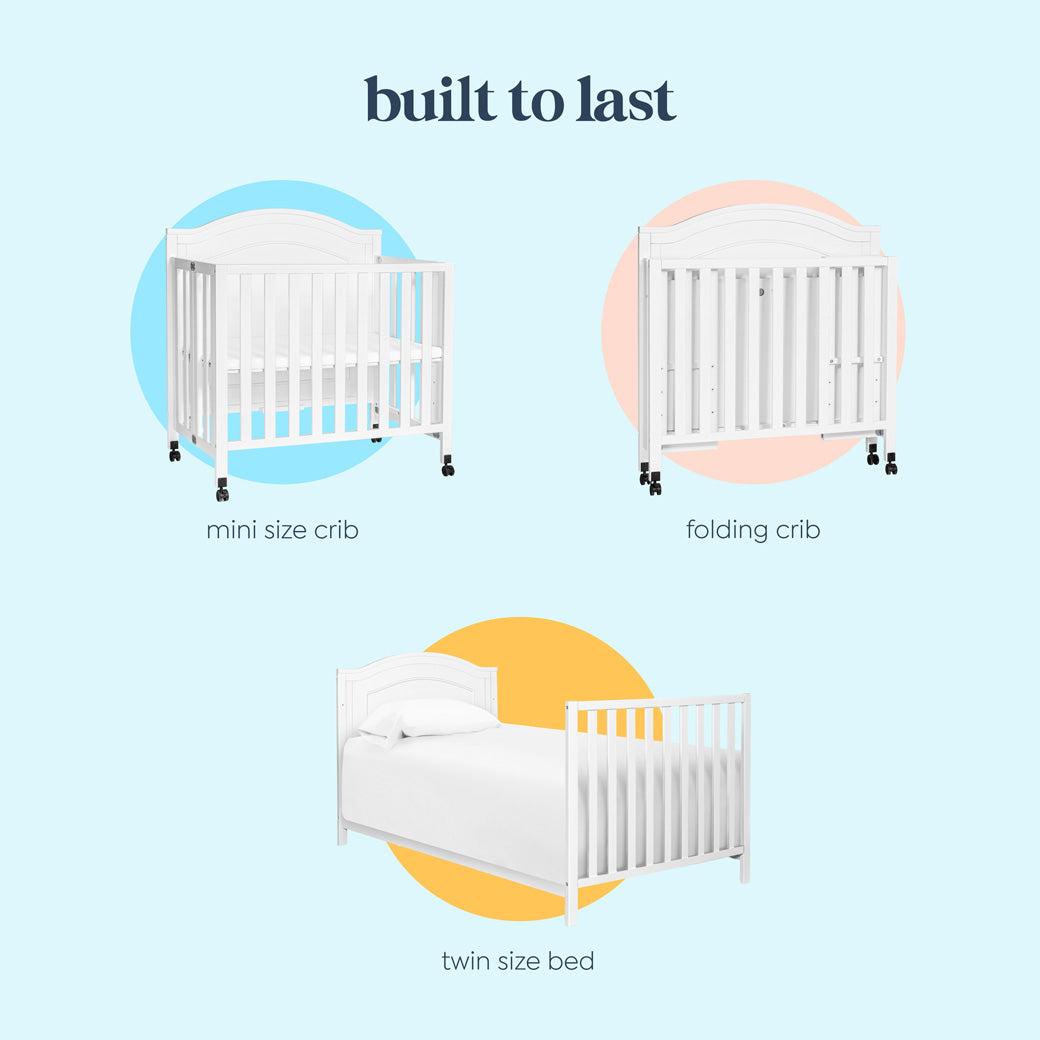 Charlie Folding Portable 3-in-1 Mini Crib
