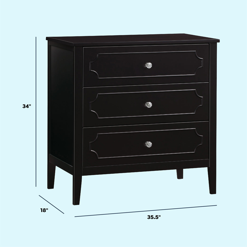 Chloe Regency 3-Drawer Dresser