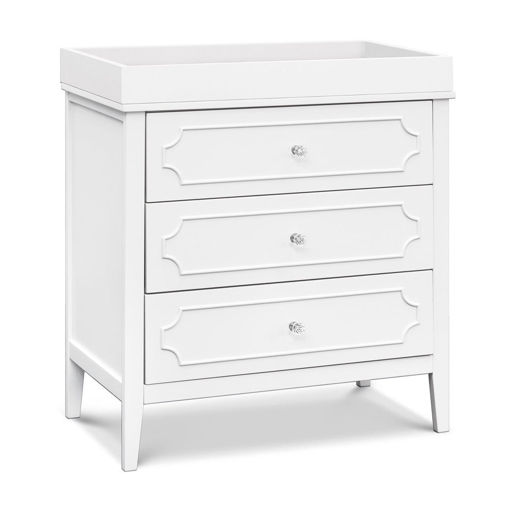 DaVinci Chloe Regency 3-Drawer Dresser with changing tray  in -- Color_White