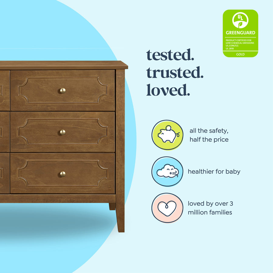Chloe Regency 6 Drawer Dresser daVinci