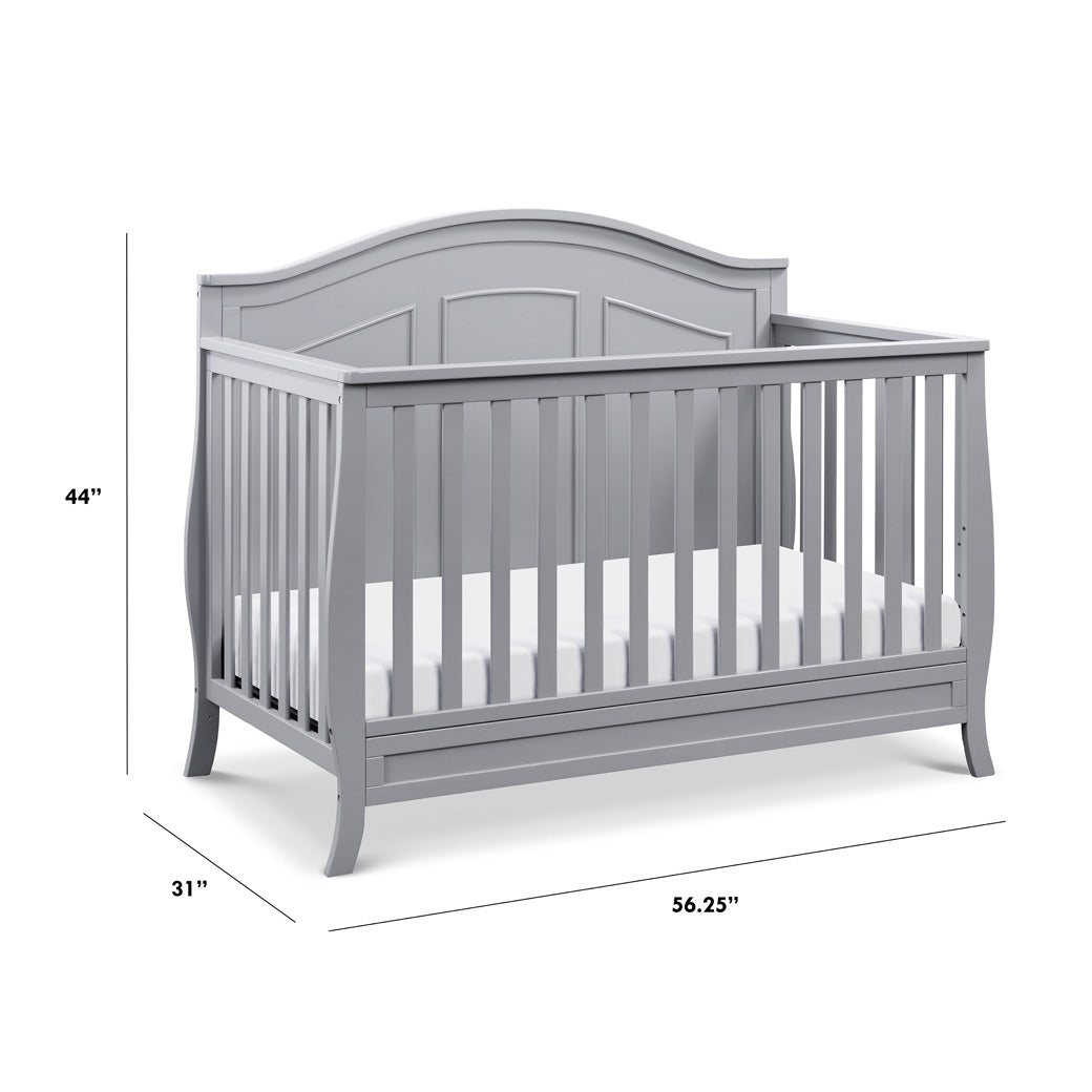 DaVinci Emmett 4-in-1 Convertible Crib in -- Color_Grey