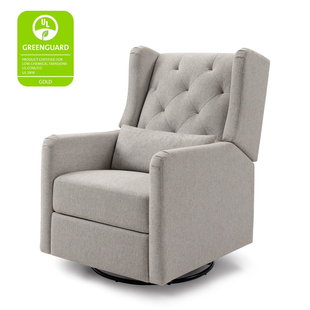DaVinci Everly Recliner and Swivel Glider with GREENGUARD Gold tag  in -- Color_Performance Grey Eco-Weave