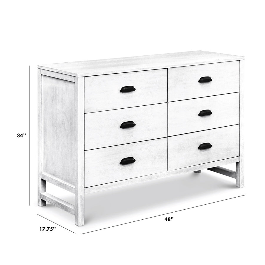 DaVinci Fairway 6-Drawer Double Dresser - Cottage White DaVinci Fairway 6-Drawer Double Dresser - Cottage White