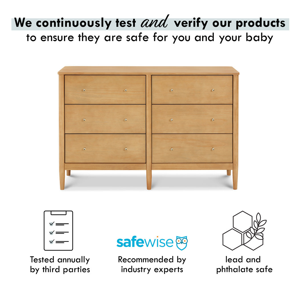 Certifications of DaVinci Frem 6-Drawer Dresser in -- Color_Honey