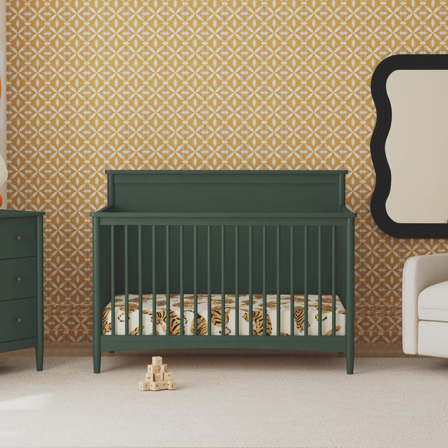 green emerald velvet dress DaVinci Frem 4-in-1 Convertible Crib
