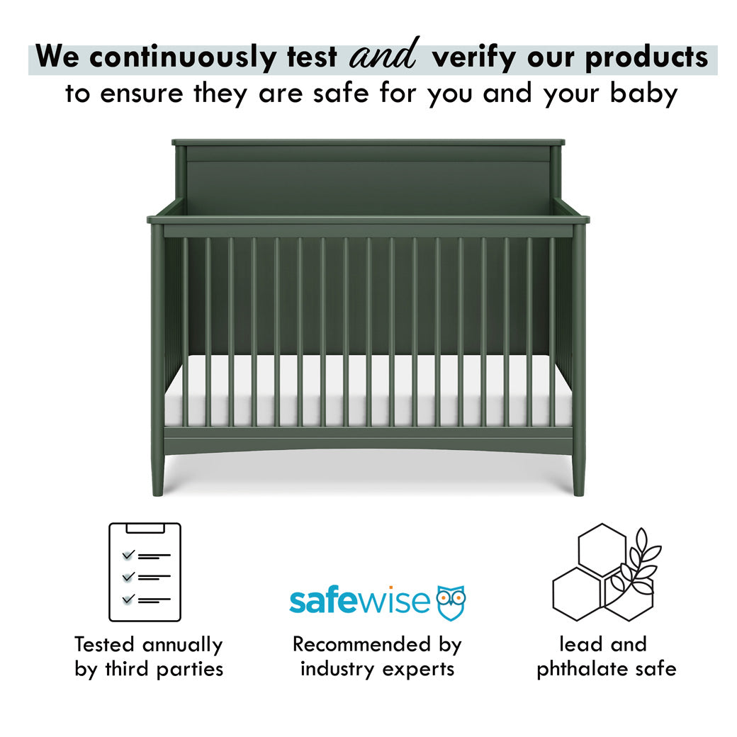 Certifications of DaVinci Frem 4-in-1 Convertible Crib in -- Color_Forest Green