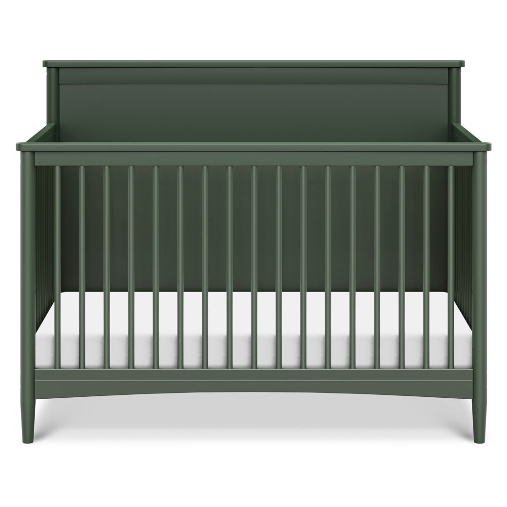 Front view of DaVinci Frem 4-in-1 Convertible Crib in -- Color_Forest Green