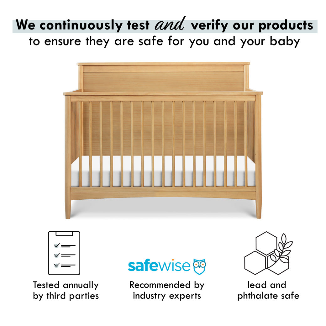 Certifications of DaVinci Frem 4-in-1 Convertible Crib in -- Color_Honey