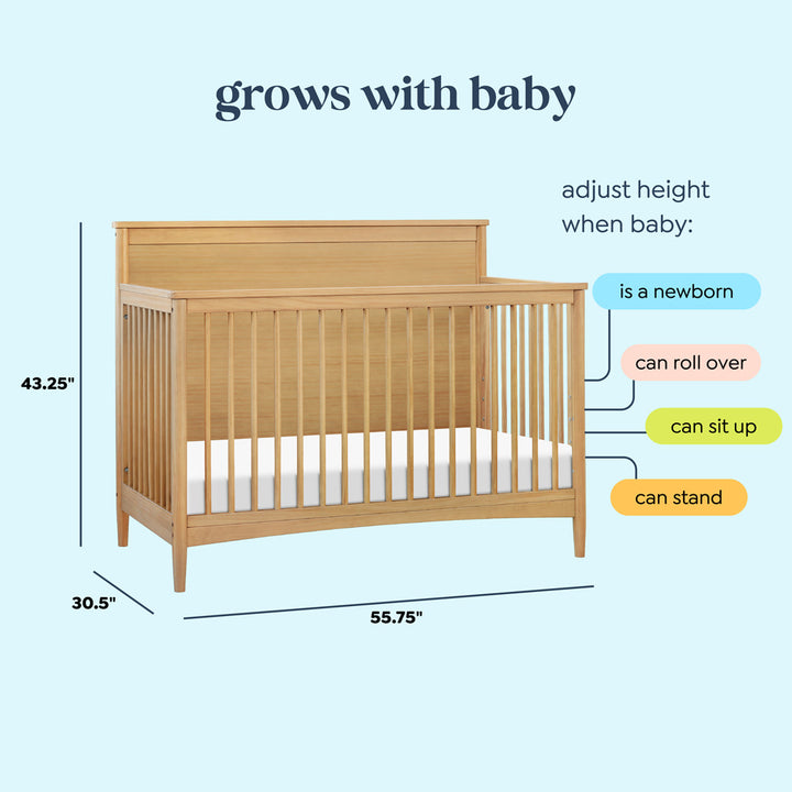 Frem 4-in-1 Convertible Crib