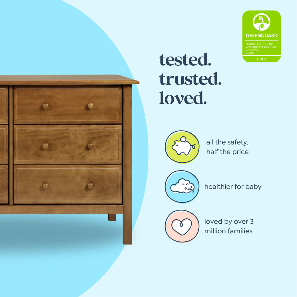 Jayden 6-Drawer Double Wide Dresser