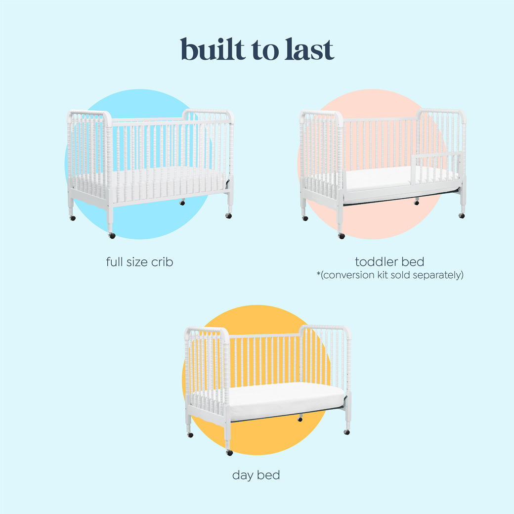 Jenny Lind 3-in-1 Convertible Crib