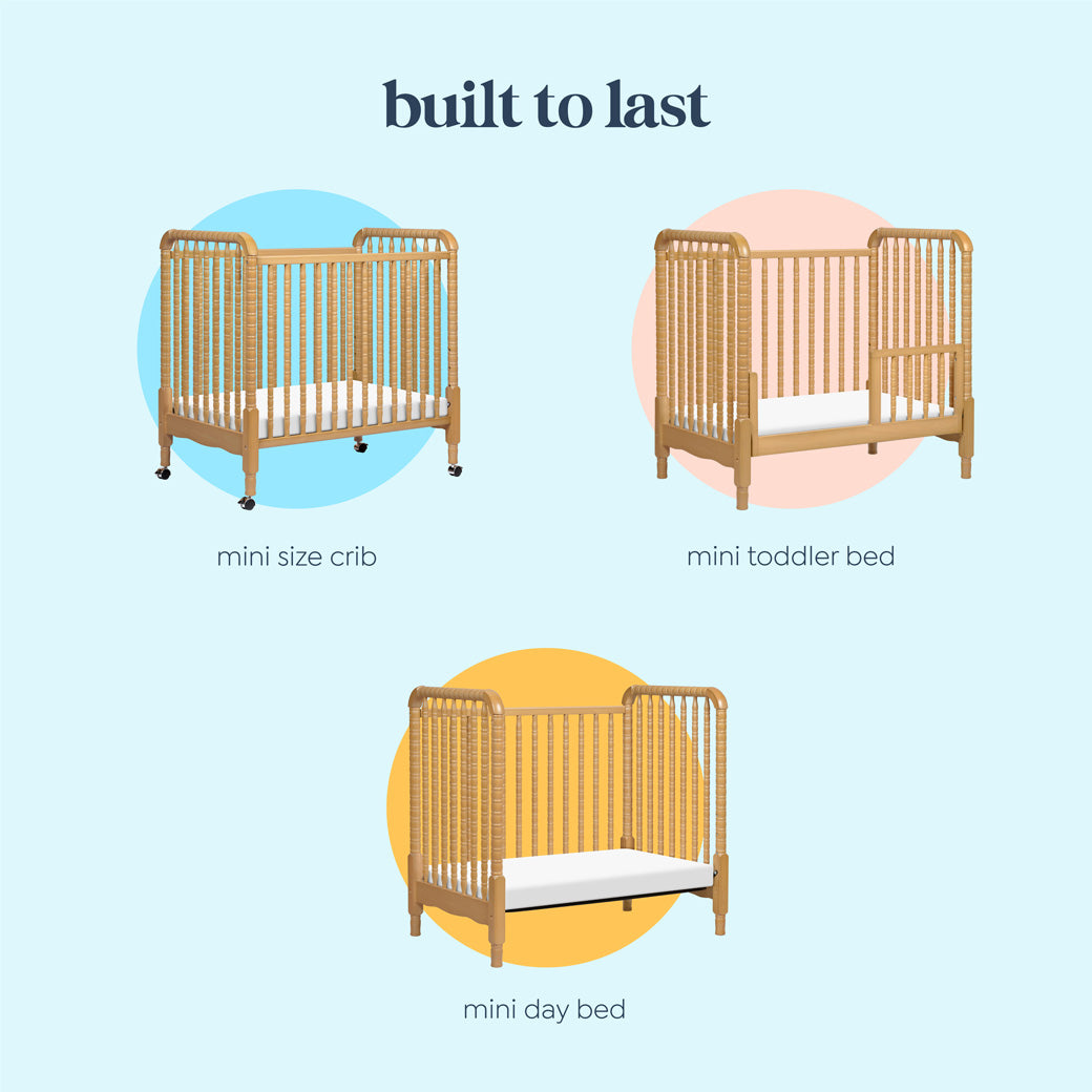 Jenny Lind 3-in-1 Convertible Mini Crib