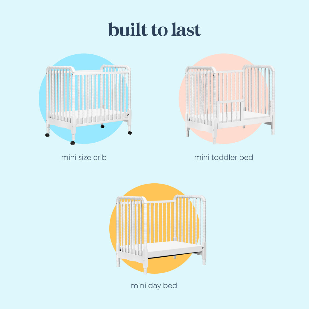 Jenny Lind 3-in-1 Convertible Mini Crib