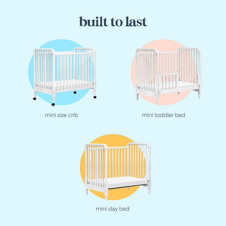 Jenny Lind 3-in-1 Convertible Mini Crib