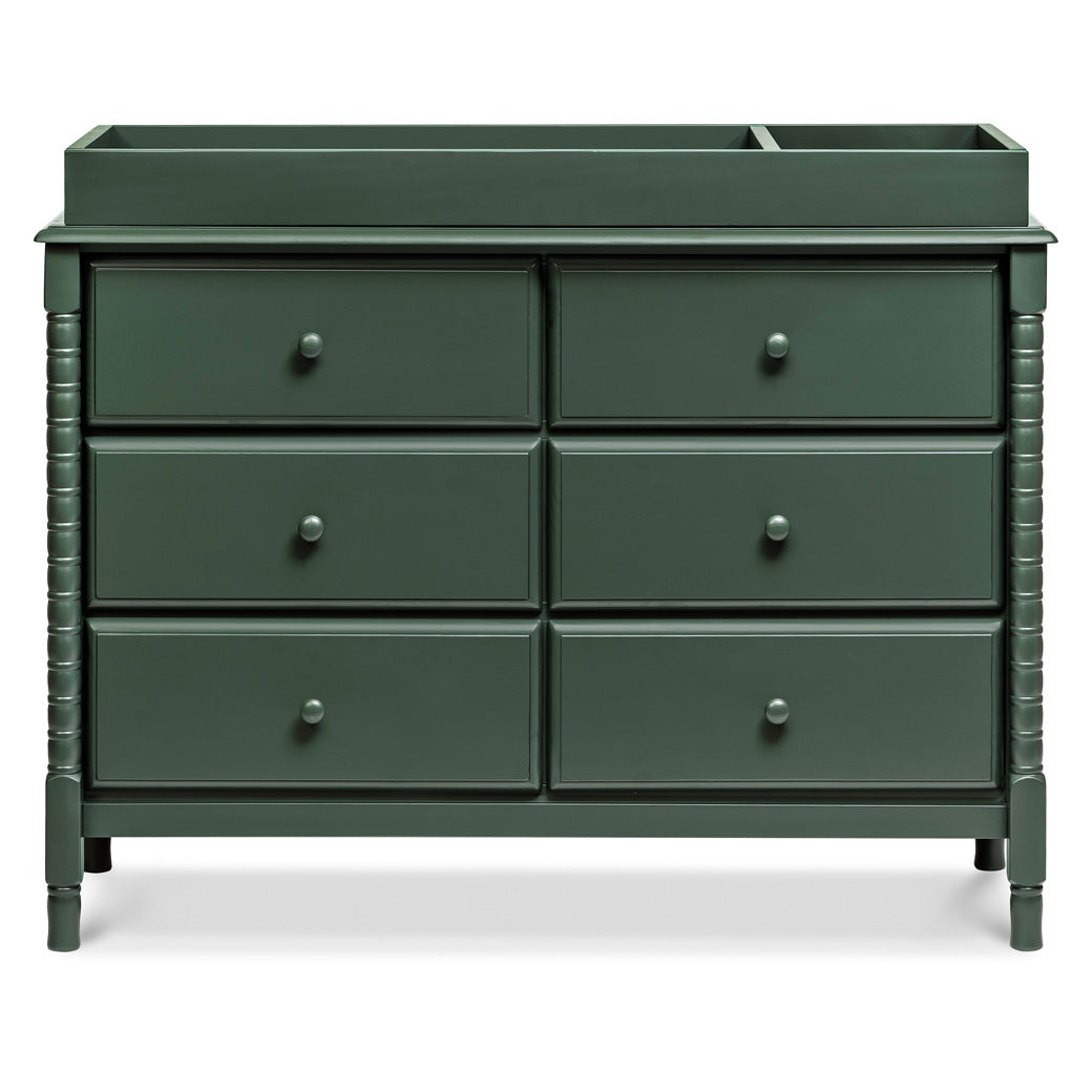 Jenny Lind Spindle 6-Drawer Dresser Forest Green Jenny Lind Spindle 6-Drawer Dresser Forest Green