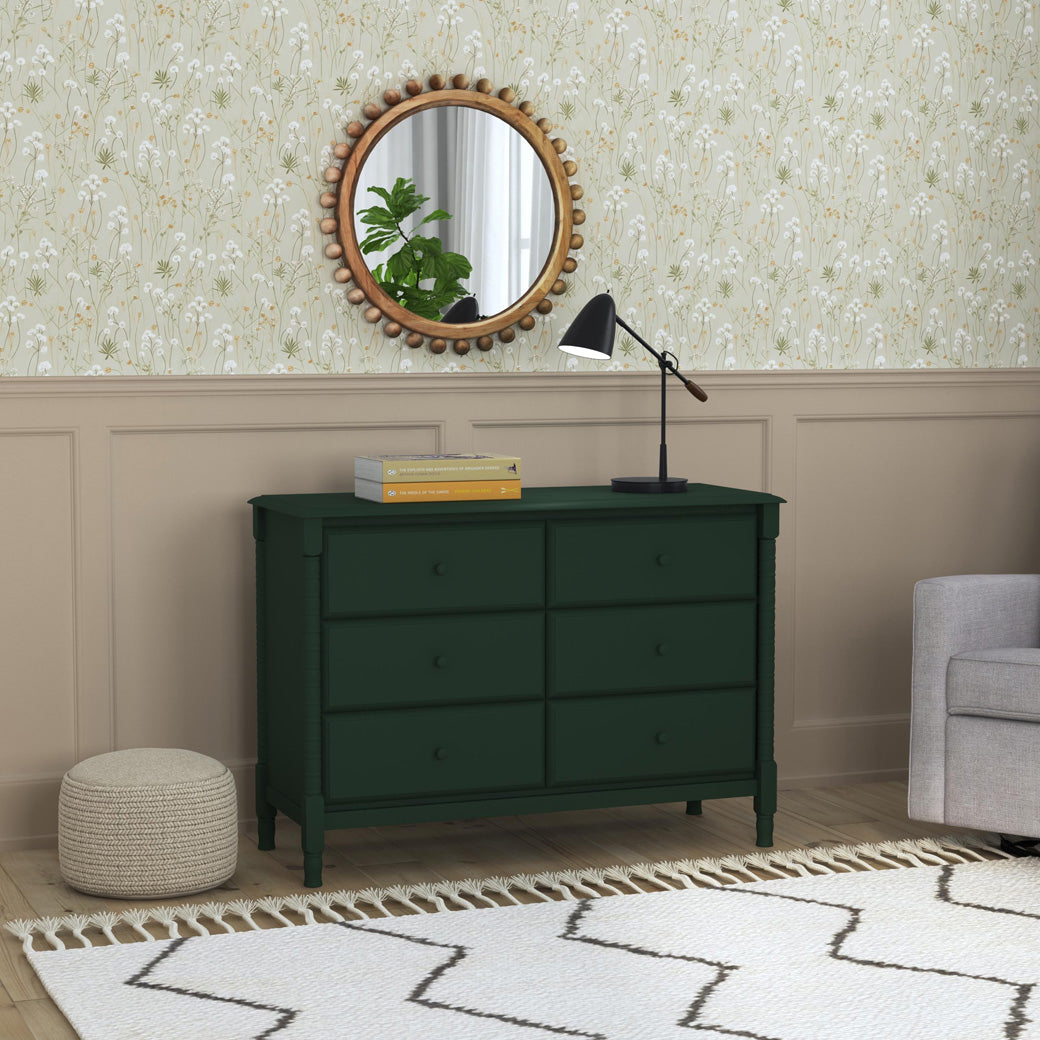 Jenny Lind Spindle 6-Drawer Dresser