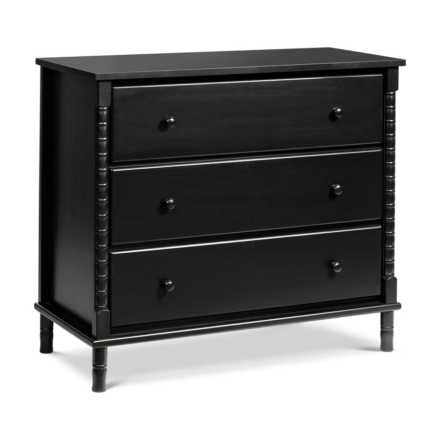 black 3 drawer dresser Blake 3 Drawer Dresser, Black Oak main image 0