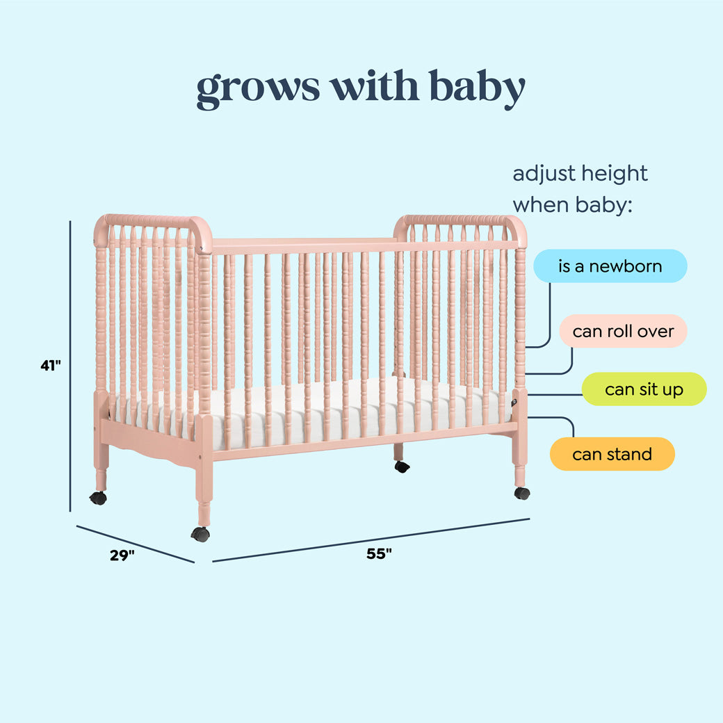 Jenny Lind 3-in-1 Convertible Crib