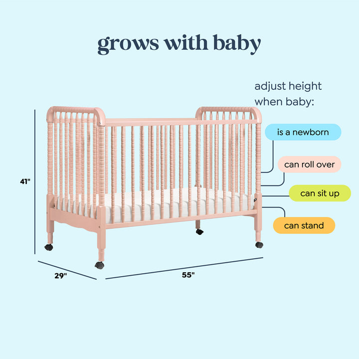 Jenny Lind 3-in-1 Convertible Crib